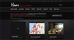 Desktop Screenshot of haarguitars.com